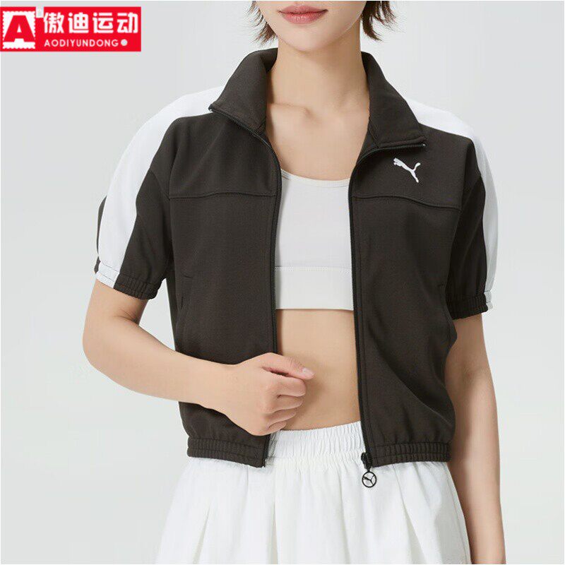 PUMA彪马女装2026夏季新款时尚显瘦短款休闲夹克外套636871-01