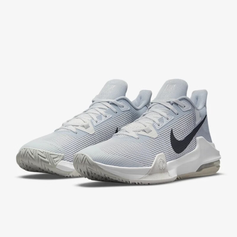 耐克男鞋2024秋款AIR MAX IMPACT 3网面透气回弹篮球鞋DC3725-004