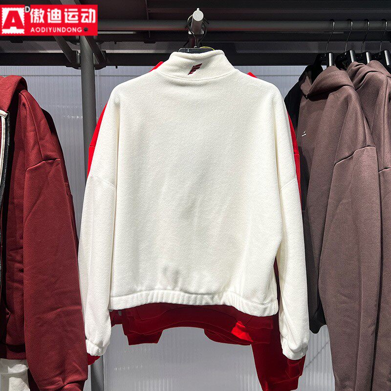 耐克女装卫衣2026马年限定款半长拉链开襟摇粒绒套头衫IQ3836-133