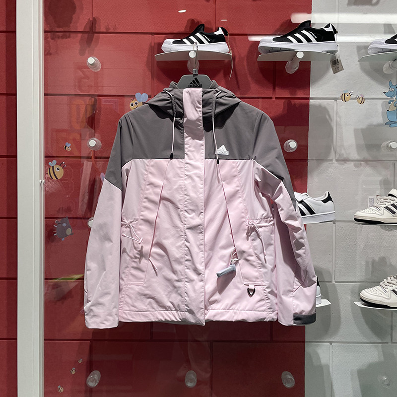 三合一防风户外运动连帽冲锋衣