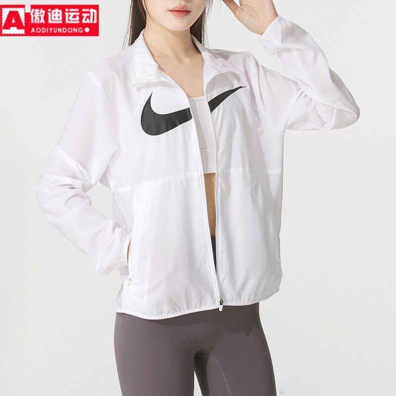 NIKE耐克外套女2025秋季新款健身训练运动休闲立领夹克HV2648-100