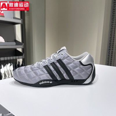 阿迪达斯三叶草女鞋2025冬季新款赛车文化薄底鞋休闲运动鞋JS0284