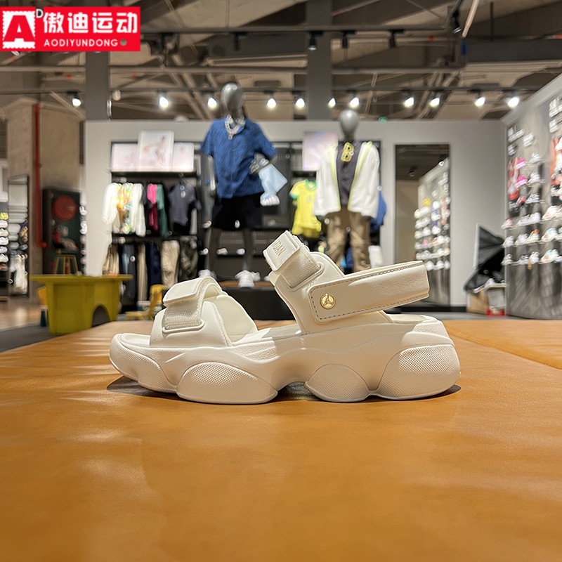 Nike耐克女鞋2024秋款JORDAN运动厚底舒适百搭沙滩凉鞋FN5036-100