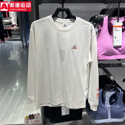 耐克男装2026新年款经ACG时尚印花宽松休闲运动长袖T恤IQ3713-133