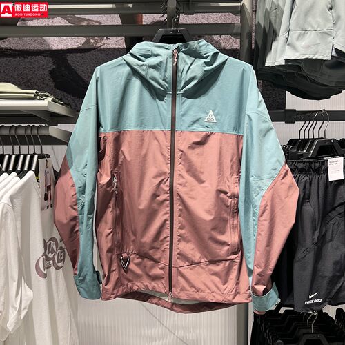 耐克男子2026秋款户外登山防水防风夹克硬壳冲锋衣外套HJ2688-382