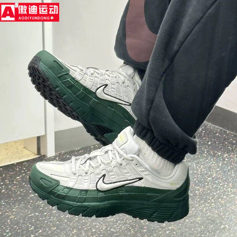 耐克男鞋2025夏新款 P-6000厚底增高老爹鞋运动鞋 IF0668-001-400