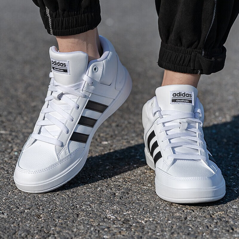 经典高帮小白鞋休闲板鞋