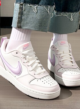 耐克NIKE COURT BOROUGH大童鞋2026新品轻便透气板鞋女IQ9796-151