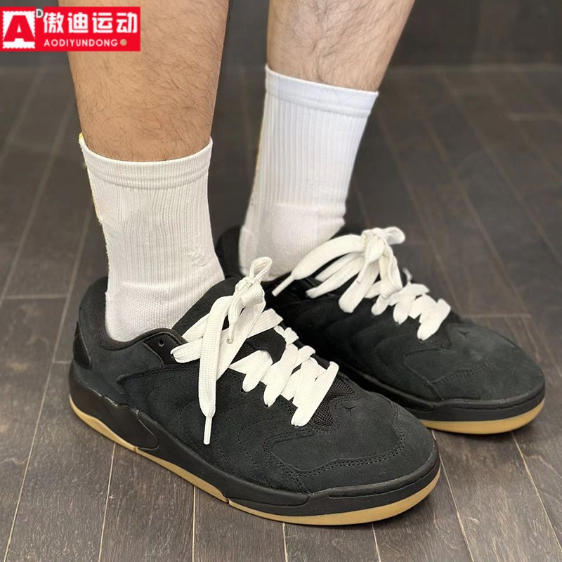 NIKE耐克男士2025新款经典复古黑色板鞋透气篮球休闲鞋IB3731-001