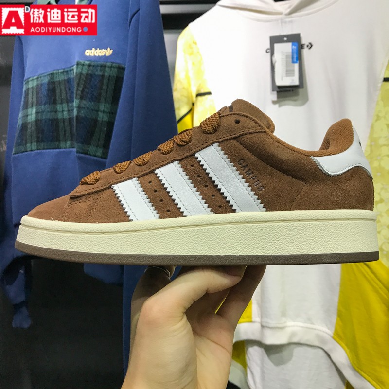 阿迪达斯三叶草男女鞋2025冬季新款CAMPUS 00s面包休闲板鞋GY6433