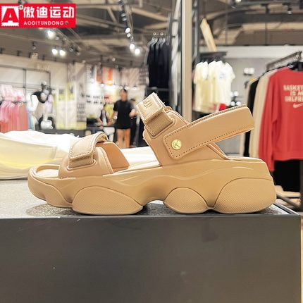 Nike耐克女鞋2024夏季新款防滑耐磨运动沙滩鞋厚底凉鞋FN5036-200