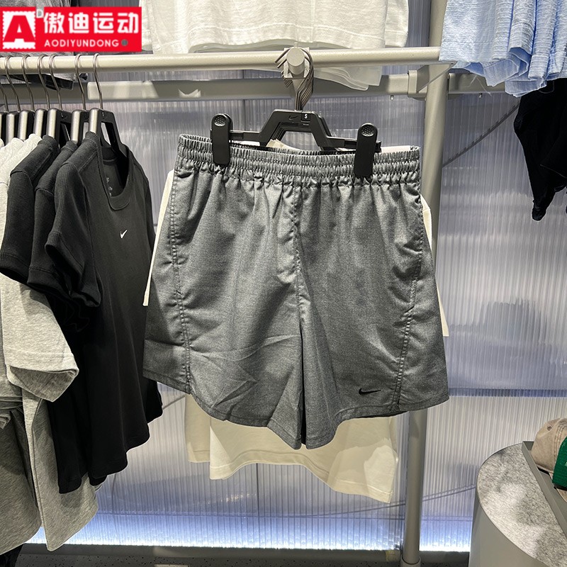 Nike耐克女裤2026夏款宽松梭织Oversize风中腰休闲短裤IF0555-010