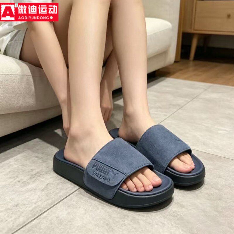 PUMA彪马一字拖男女同款夏季新款户外休闲运动拖鞋凉鞋 397654-01