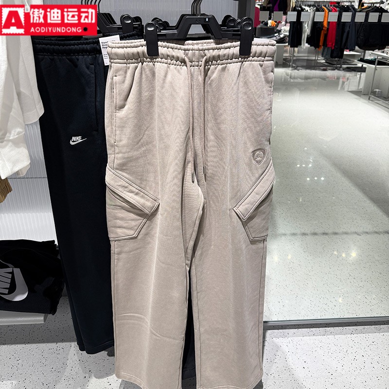 耐克男裤2025冬季新款Jordan加绒保暖休闲运动直筒长裤IM9711-290