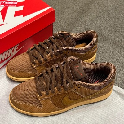 耐克Nike板鞋灯芯绒棕色男鞋