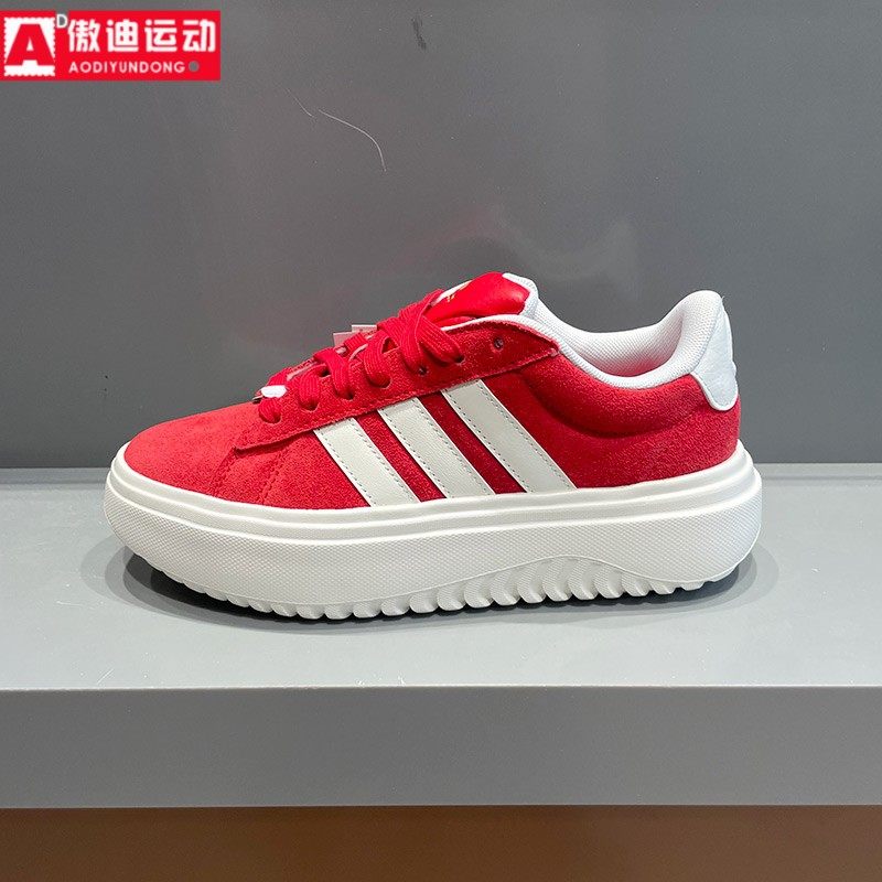 阿迪达斯男女鞋2026春新款经典本命年厚底休闲运动鞋网球鞋KJ2065