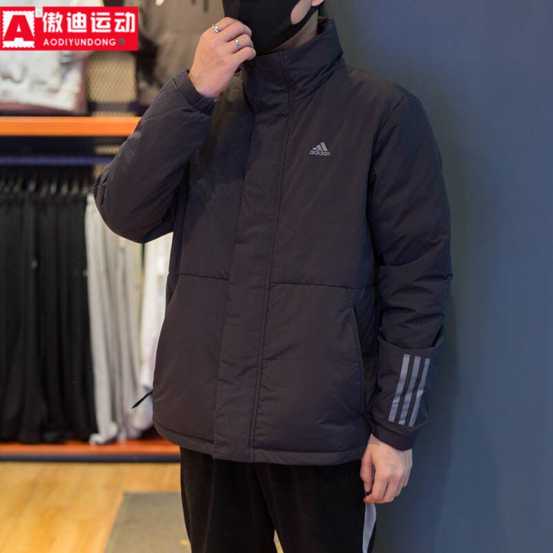 阿迪达斯男子外套2023冬季防风保暖训练运动羽绒服 IL8921 IL8922