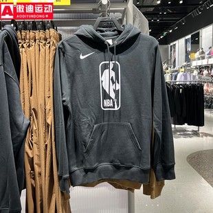 Nike耐克卫衣男装2025冬季NBA加绒篮球运动休闲连帽衫 HM5896-010