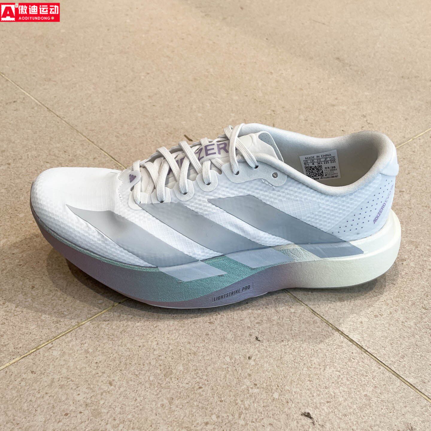 阿迪达斯女鞋2026秋新款ADIZERO EVO SL缓震竞速运动跑步鞋KJ2552图片