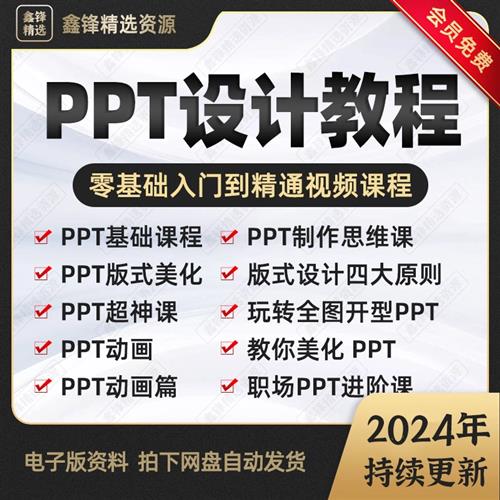 PPT设计视.频教.程office办公软S件学习PPT版式美化幻灯片制作技