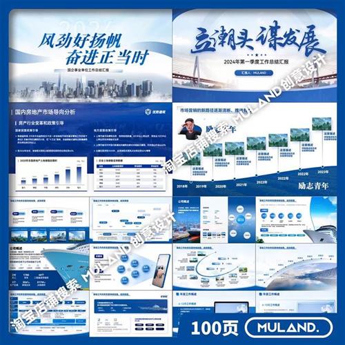 蓝色挑战 杯创赛网际网路A+国企事业单位建设发展计画 划汇报PPT