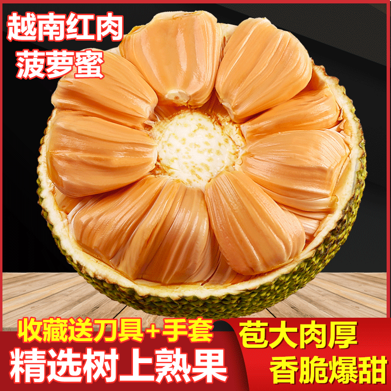 越南红肉菠萝蜜一整个6-13斤大树熟红心菠萝蜜新鲜水果整箱包邮|msdalam kategori daging perikanan/Buah-buahan segar dan sayur-sayuran/dimasak, buah-buahan segar, 菠萝蜜 - dari Buy2taobao.com untuk memberikan perkhidmatan ejen Taobao profesional membeli
