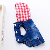 潮宠物猫咪小狗狗衣服帅气泰迪博美小型犬雪纳瑞牛仔外套春秋夏天