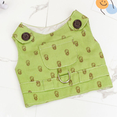 宠物狗狗牵引绳衣服比熊博美雪纳瑞泰迪背心胸背带外出遛狗绳夏季