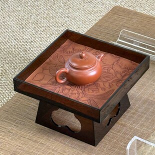 精选如是亚克力桌面案台泡茶茶承家用H茶具置物收纳干泡茶盘小摆