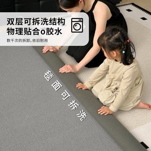 复古可机洗卧室免洗可擦家用沙发茶几地 优选可拆洗地毯j客厅新款