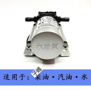 挖机抽 新品 车用电动抽油泵12v24特大功率换汽油柴油混合泵自吸式