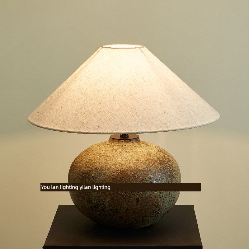优选Yobulan 新中国风日本风格WabiSabi风格台灯卧室床头灯陶瓷