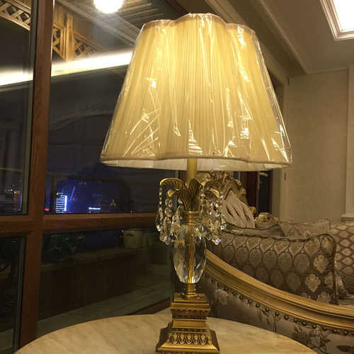 优选欧式布艺灯罩黄色个r性创意梅花形台灯小落地灯大灯罩卧室床