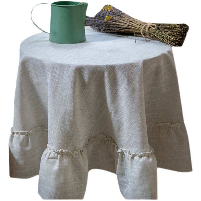 优选法式蕾丝桌布高级感白色欧式z餐桌美式台布北欧ins轻奢茶几长