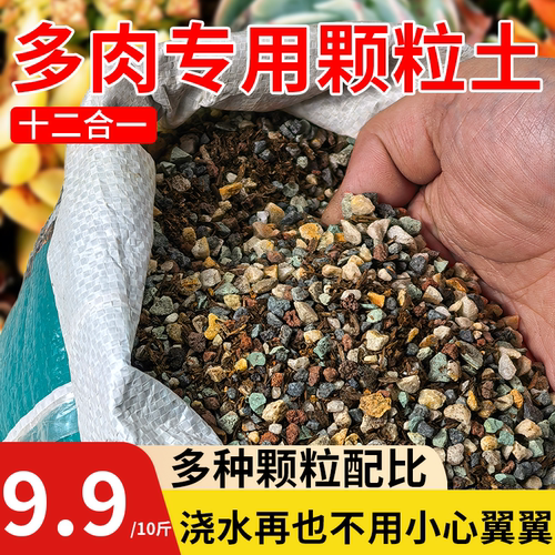 多肉营养土铺面营养土养花通用专用多肉专用颗粒土陶粒麦饭石椰糠