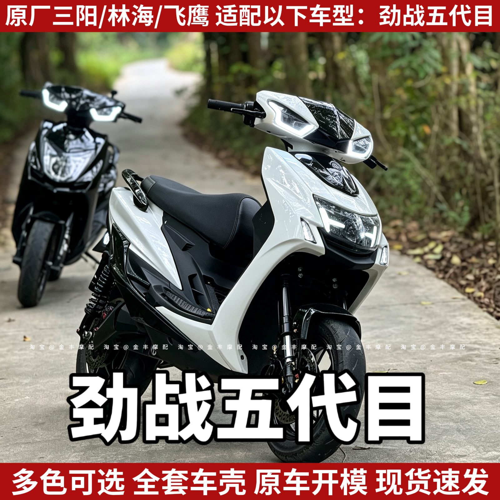 大劲战三阳五代目油改电全套烤漆外壳林海劲战LH125T-20改装车壳