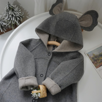 2024新年考拉双面羊毛大衣保暖