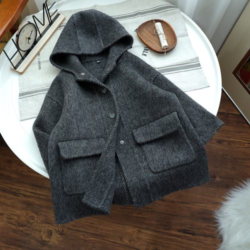 10骆驼绒双面羊绒大衣