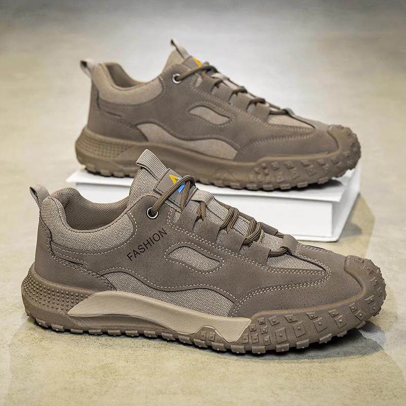 正货2025爆款男鞋工地劳保鞋男四季款防滑耐磨厚底潮流透气防臭工