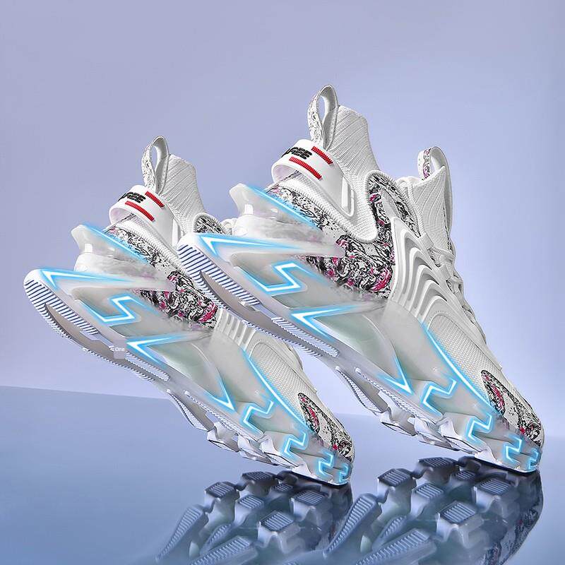 正货跑步鞋男款超轻减震秋季青少年12岁13初中学生15大童刀锋运动