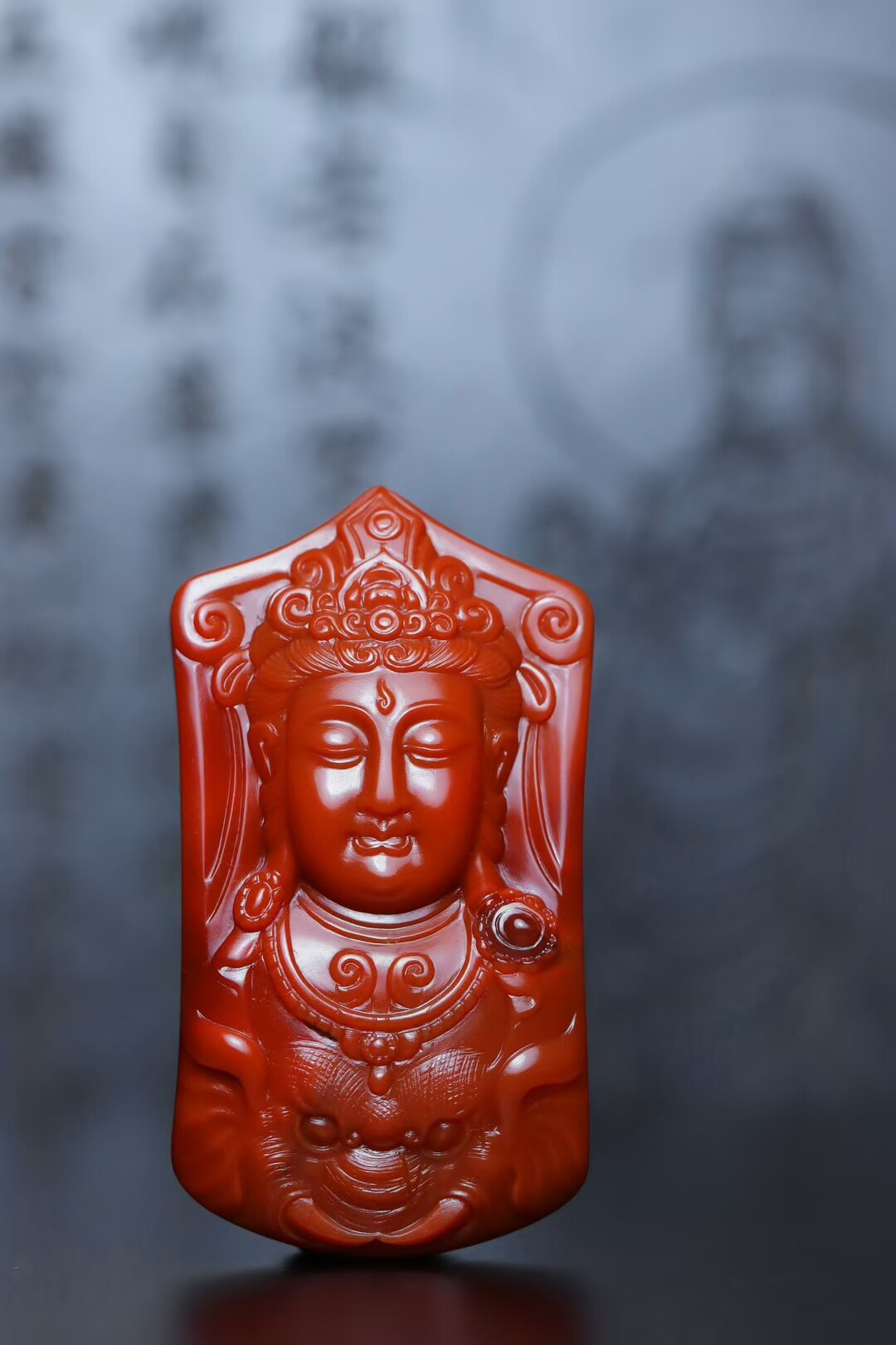 凉山保山南红玛瑙生肖本命佛守护珠宝奇石
