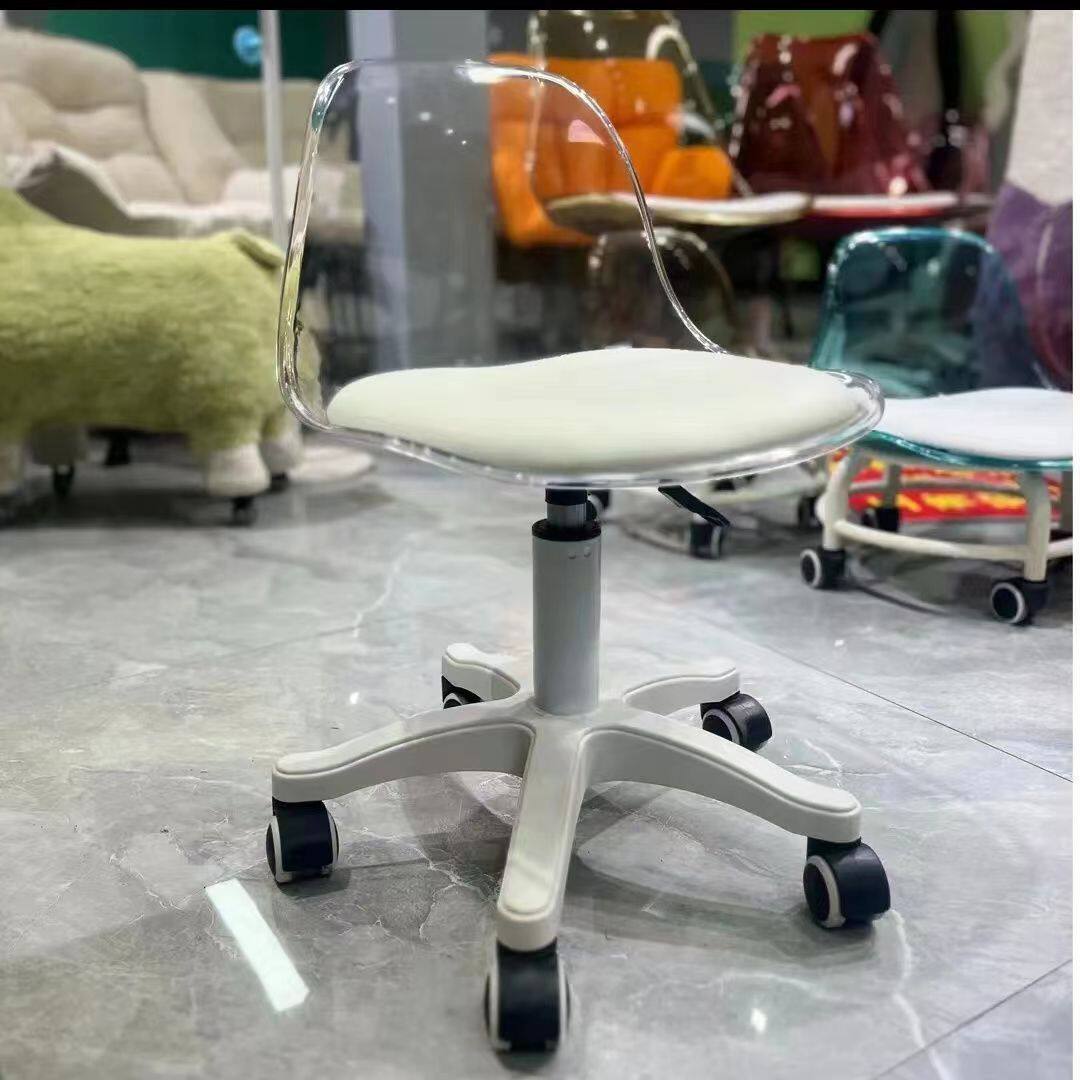 2025美容院专用美容椅升降凳子大工凳滑轮靠背美发美甲可旋转化妆