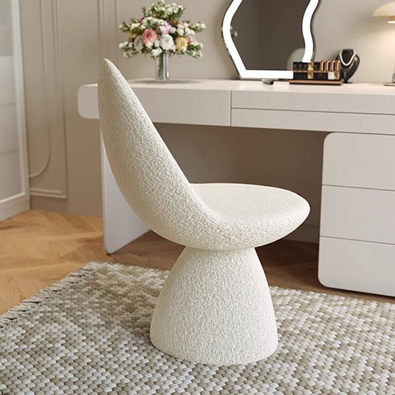 2024简约现代梳妆凳家用卧室可旋转矮凳美容美甲院高颜值网红风接