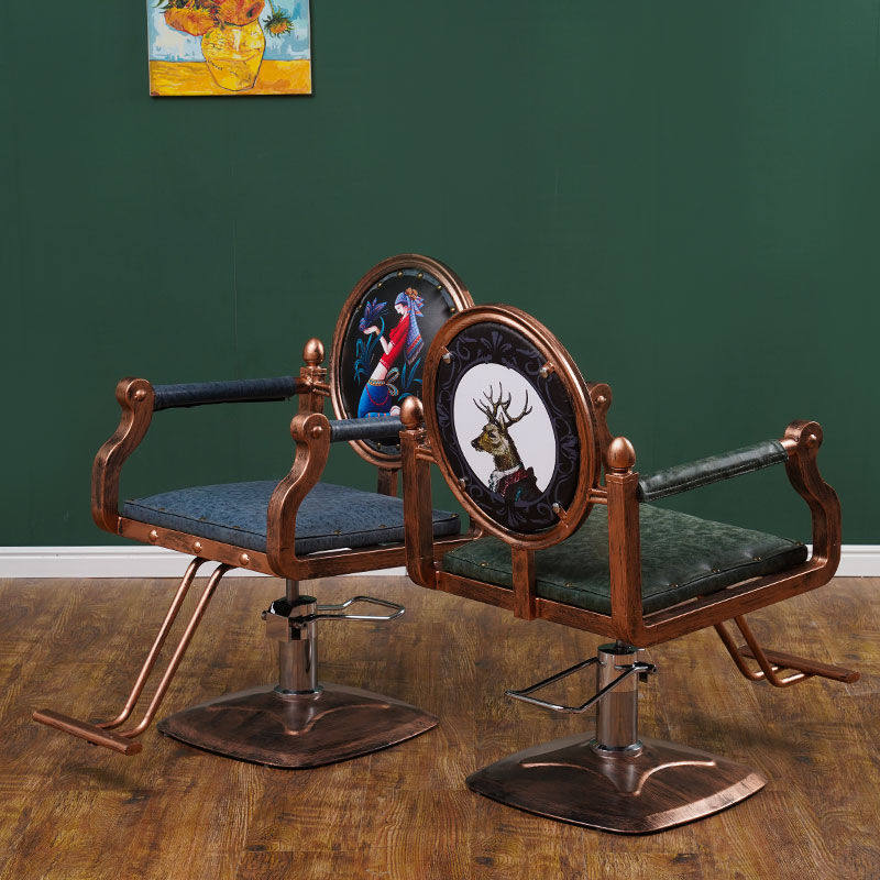 2025美发椅网红理发店椅子升降旋转发廊专用简约美容剪发理容椅理