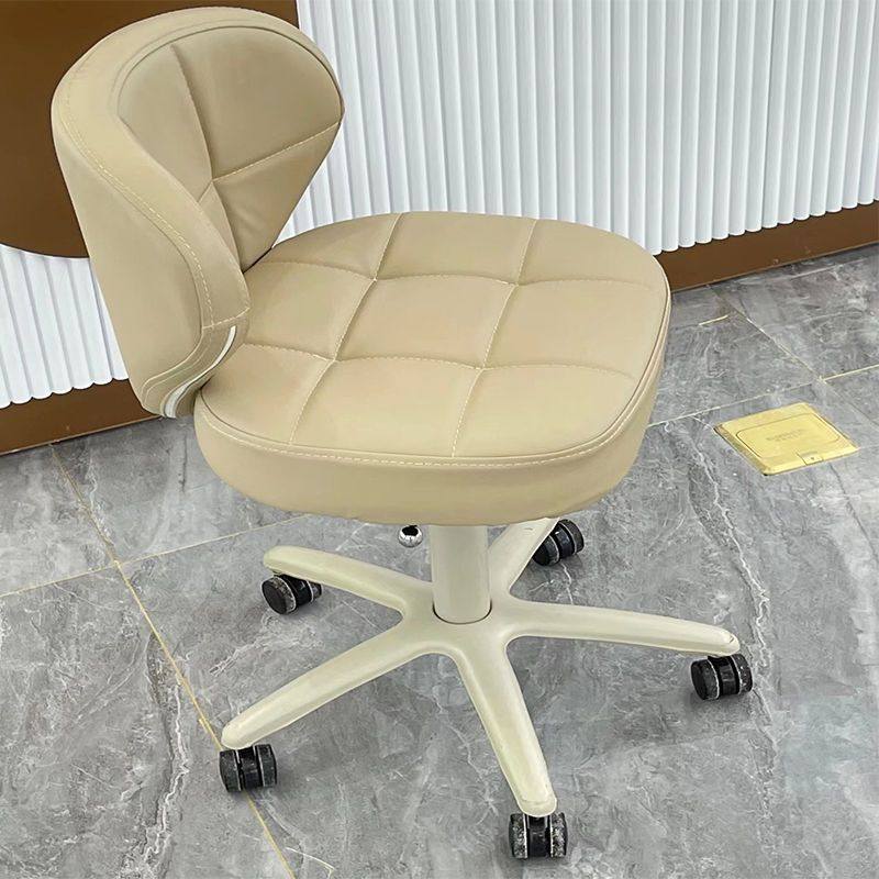 2025网红理发店椅子美容凳美发店旋转升降凳美甲凳带靠背滑轮大工