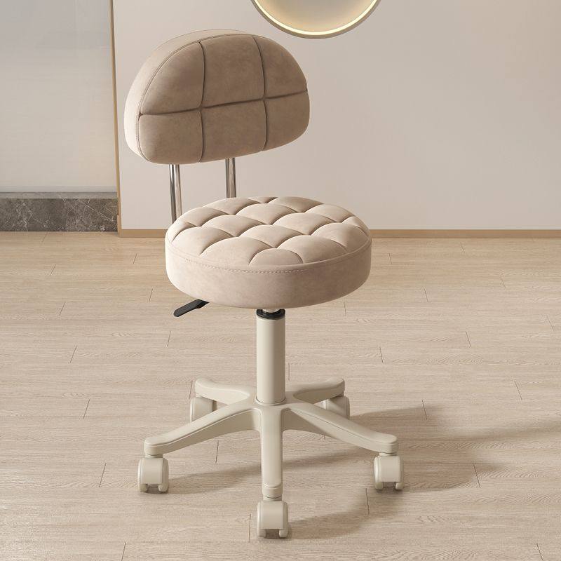 2025美容院专用旋转凳子升降大工椅滑轮美甲椅理发店家用圆椅子酒