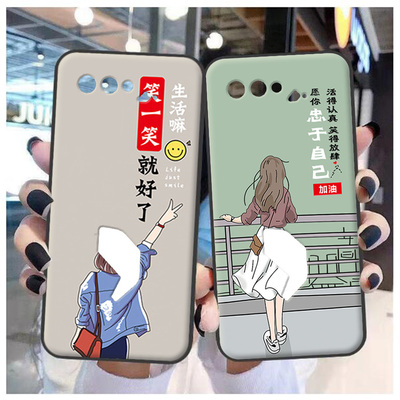 ASUS华硕ROG5手机壳ROG5S软壳保护套ZS673KS磨砂照片DIY来图定制