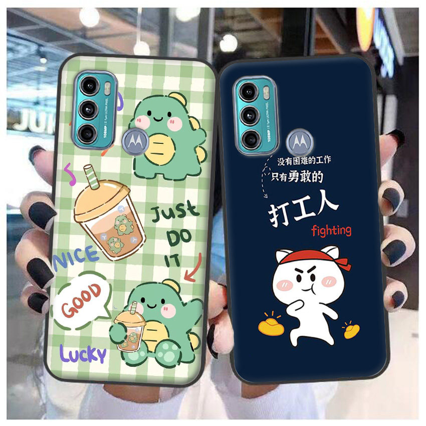 适用于摩托罗拉Moto G40 Fusion手机壳Moto G60 软胶磨砂来图定制