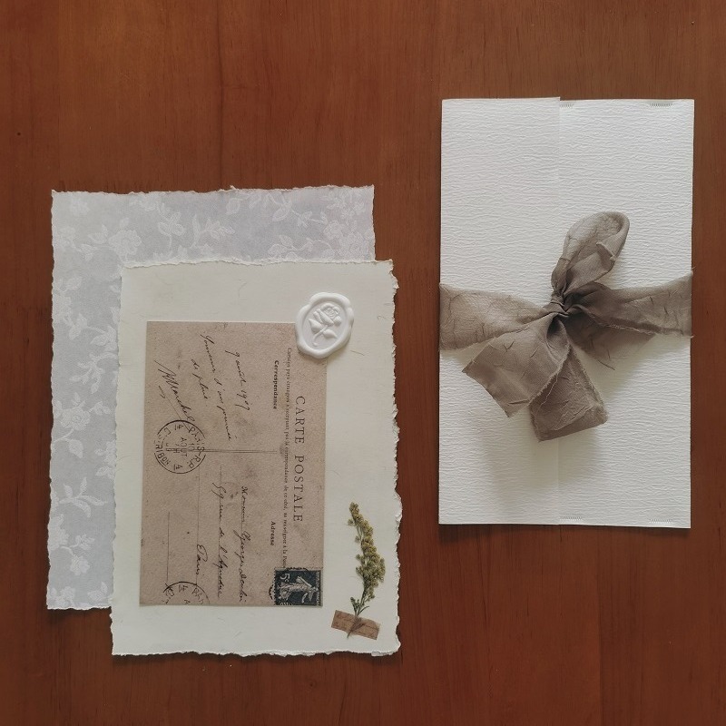 mixsilk纯手工仪式感信封信纸