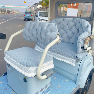 爱玛ca510三轮车坐垫套雅迪爱玛小鸟宗申保暖神器冬季 围挡座套